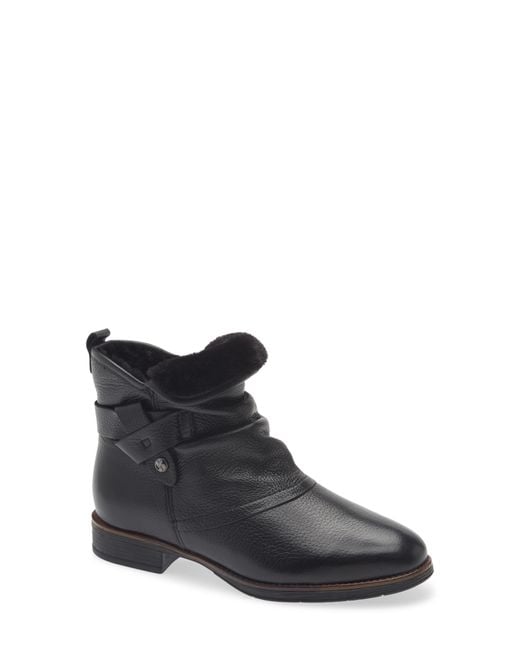 BOTTER Black Fuzzy Lining Bootie