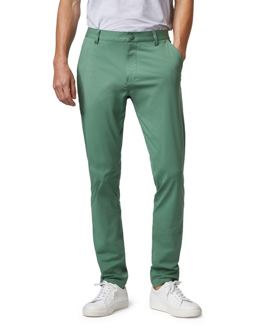 Rhone Green Commuter Slim Fit Pants for men