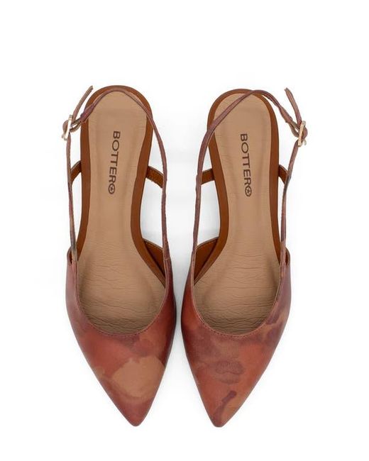 BOTTER Brown Botolivia Legacy Pointed Toe Slingback Pump