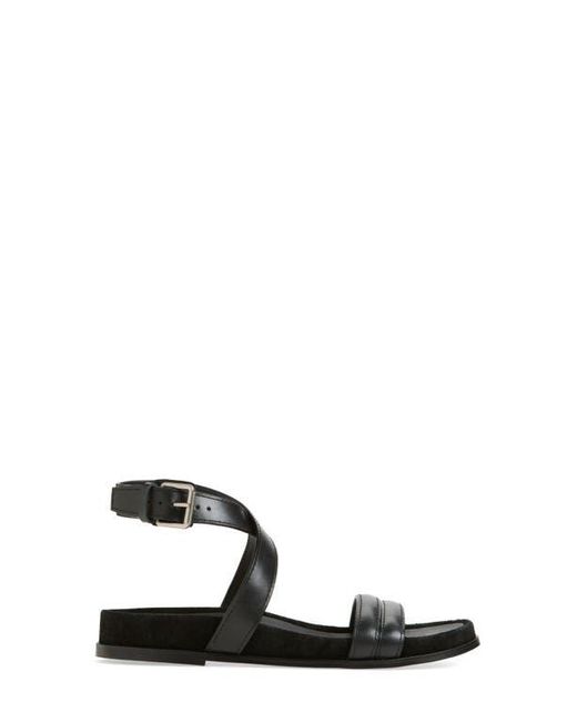 Madewell Black The Caro Ankle Wrap Sandal
