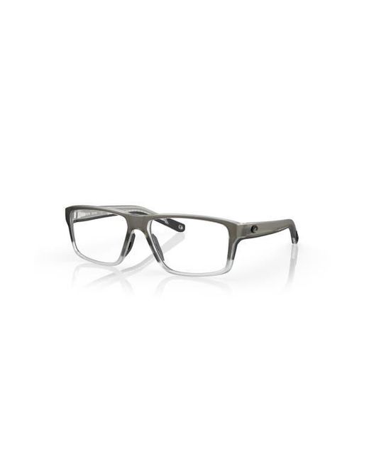 Costa Gray 57Mm Rectangle Optical Glasses for men