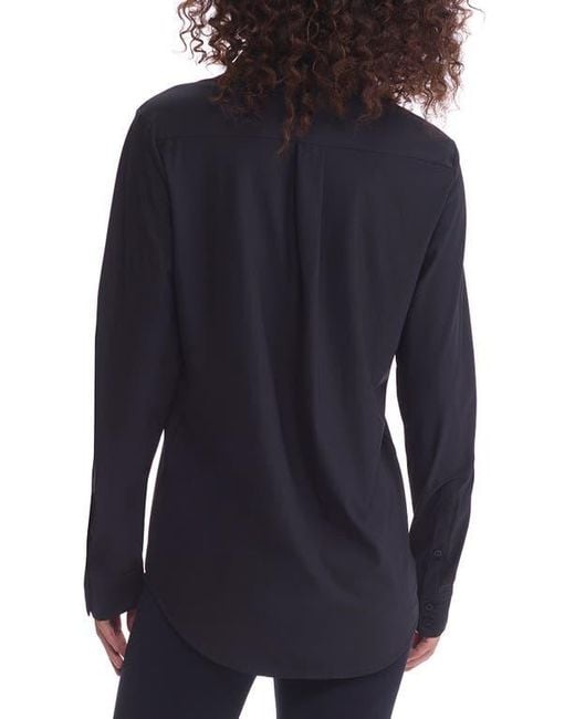 Commando Blue Classic Oversize Button-Up Shirt