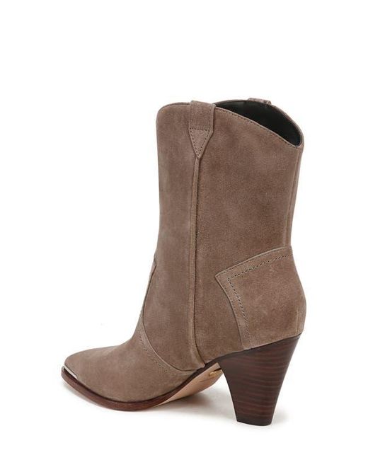 Veronica Beard Brown Cody Pointed Toe Western Boot