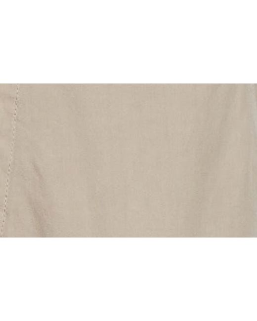 Stone Island Natural Cotton Canvas Cargo Trousers for men