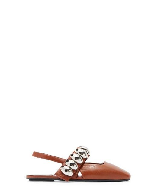 Jeffrey Campbell Brown Manon Slingback Flat