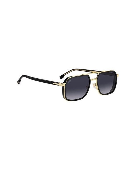 Boss Black 55Mm Rectangular Sunglasses for men