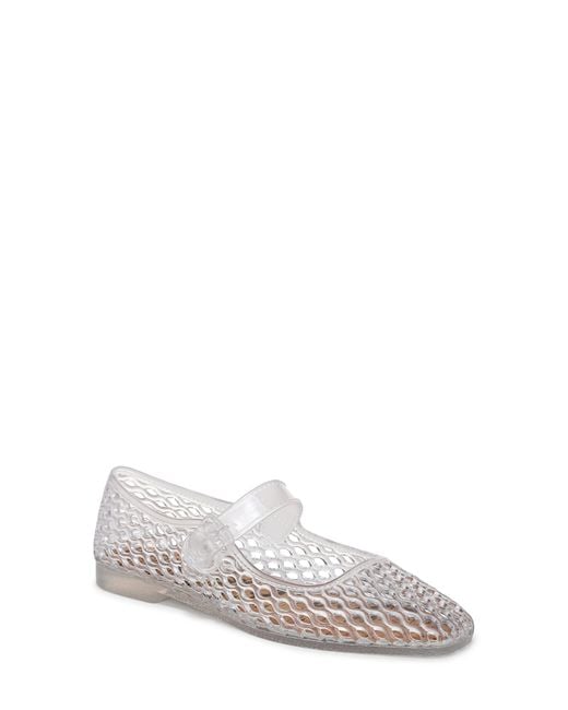 Sam Edelman White Michaela Jelly Mary Jane Flat