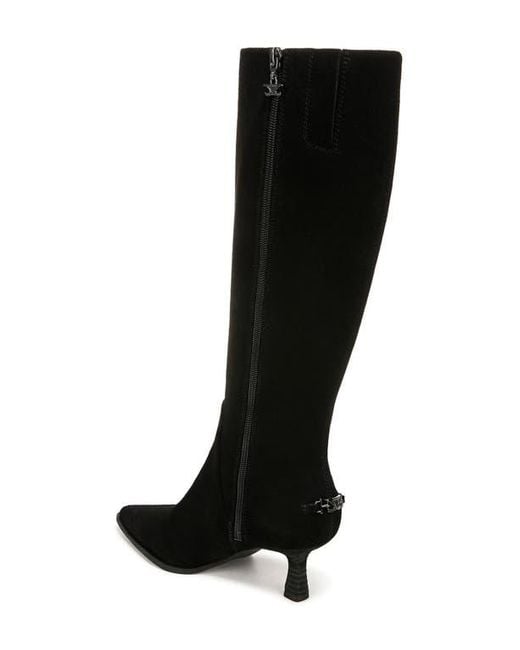 Circus by Sam Edelman Black Yulia Pointy Toe Knee High Boot
