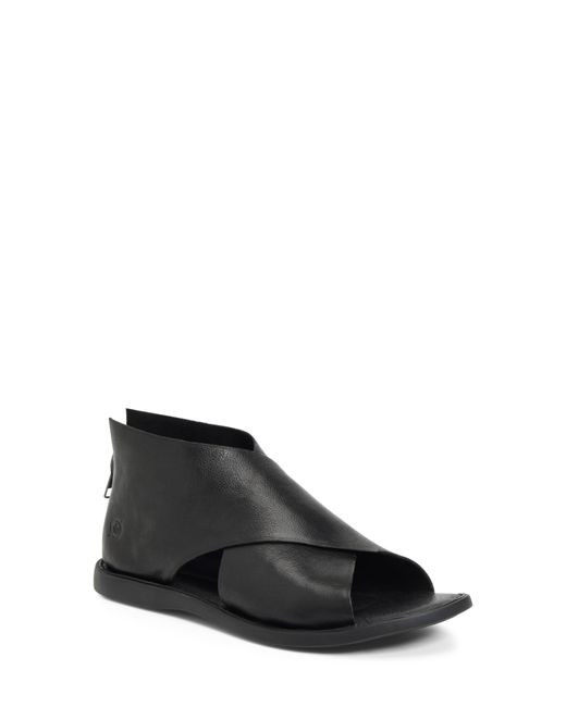 Born Iwa Criss Cross Banded Leather Sandals in Black Leather (Black) - Save 1% - Lyst