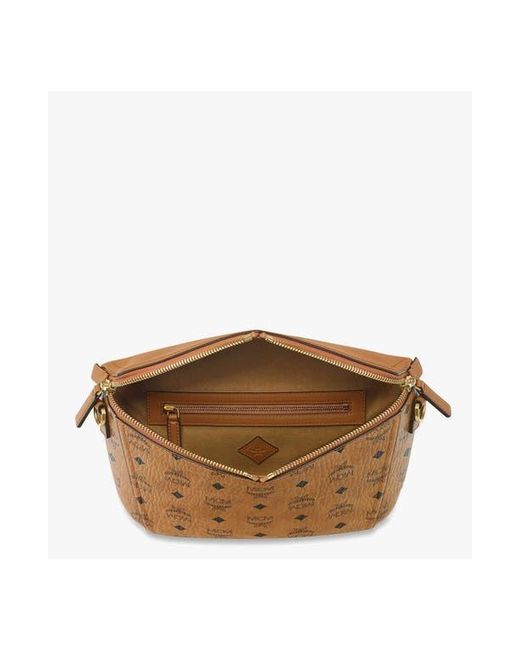 MCM Brown Small Diamant 3D Crossbody for men