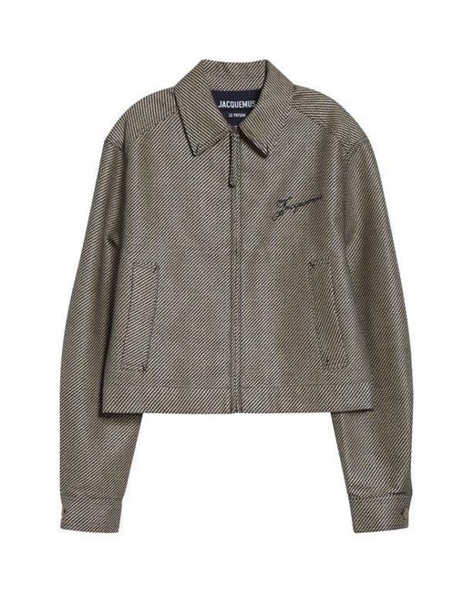 Jacquemus Gray Le Veste De-Nîmes Canevas Denim Jacket for men