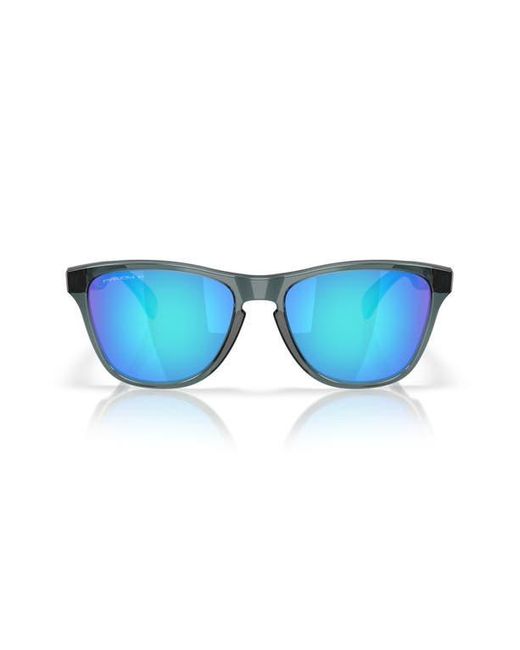 Oakley Blue 53Mm Prizm Polarized Round Sunglasses for men