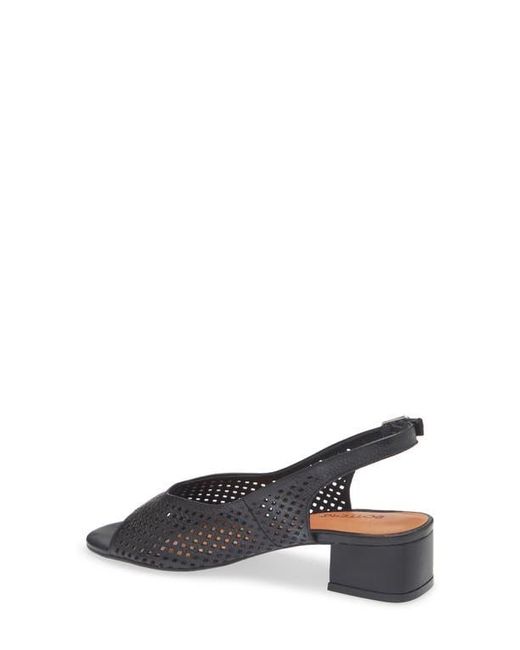 BOTTER Blue Botelsa Perforated Open Toe Slingback Pump