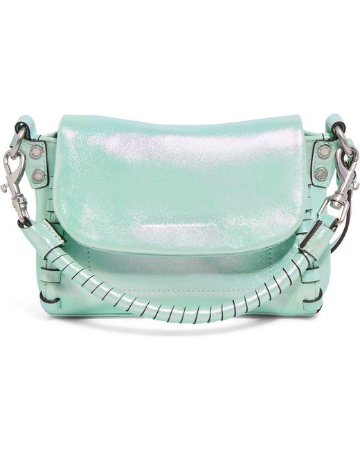 Aimee Kestenberg Green Mini Zen Leather Crossbody Bag