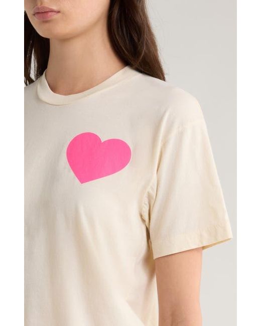 Aviator Nation Natural Heart Boyfriend T-Shirt