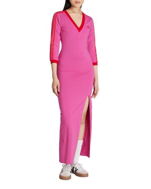 chinese dress ladies adidas Adicolor Classics 3-Stripes Maxi Dress