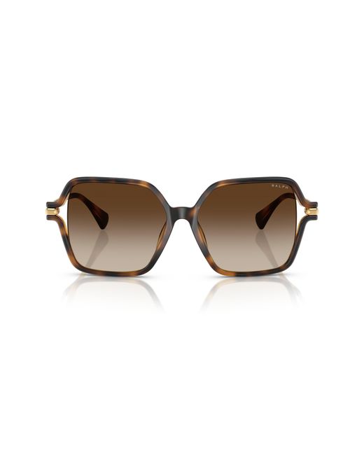 Ralph Brown 56Mm Gradient Square Sunglasses