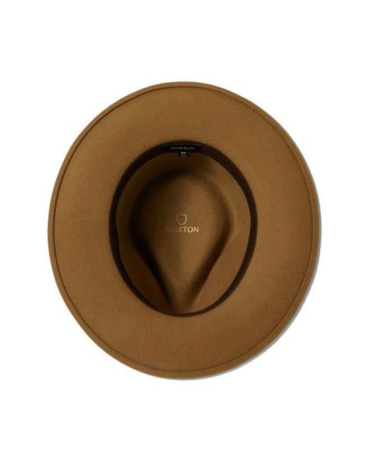 Brixton Brown Swindle Wool Fedora for men