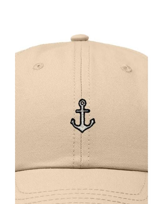 Alix Natural Anchor Dad Cap