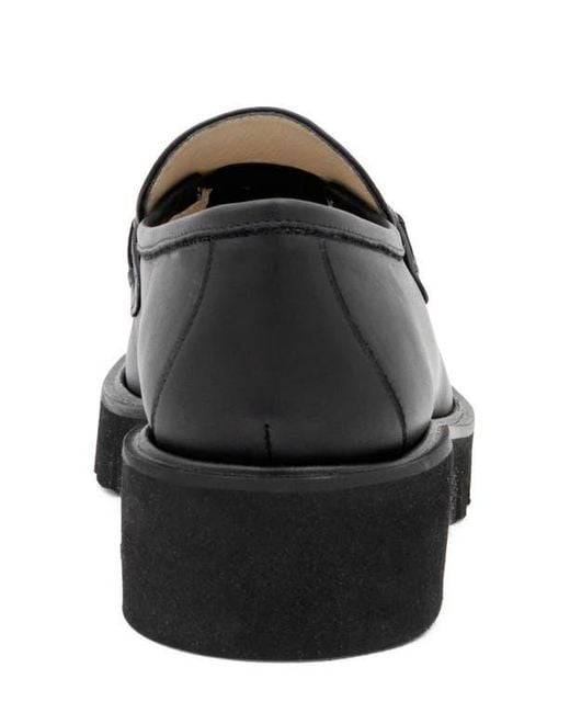 Amalfi by Rangoni Black Rimini Lug Sole Loafer