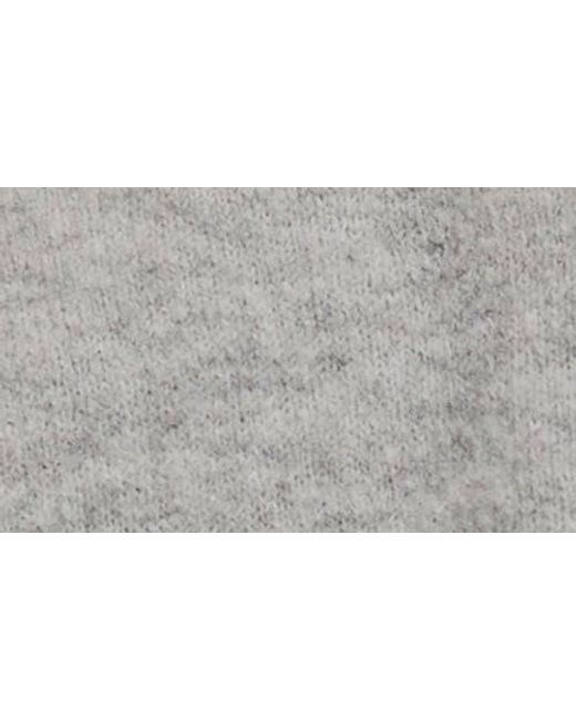 Free People Gray Margot Oversize Short Sleeve Sweater