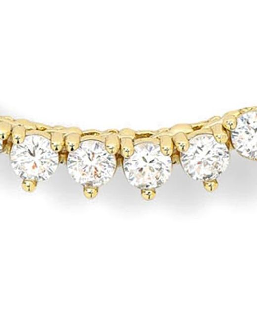 Melinda Maria Metallic Not Your Basic Cubic Zirconia Necklace