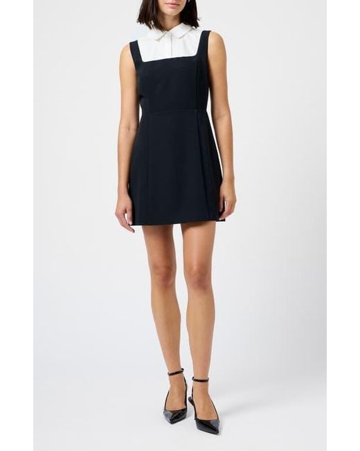 knee length dresses for ladies French Connection Harry Suiting Button Down Mini Dress In Black main image 0