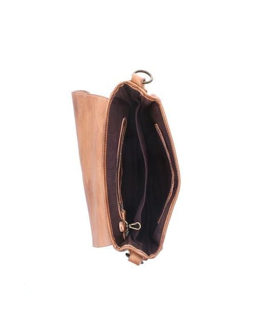 Bed Stu Orange Sequoia Saddle Bag