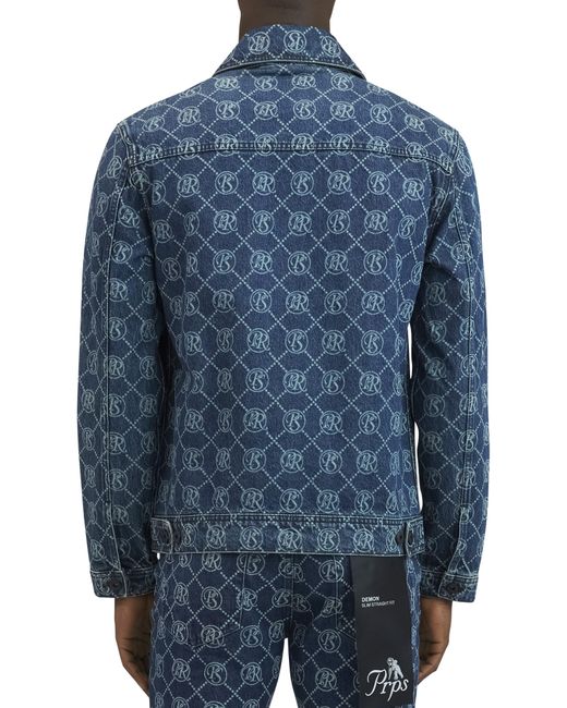 PRPS Blue Takaora Denim Jacket for men