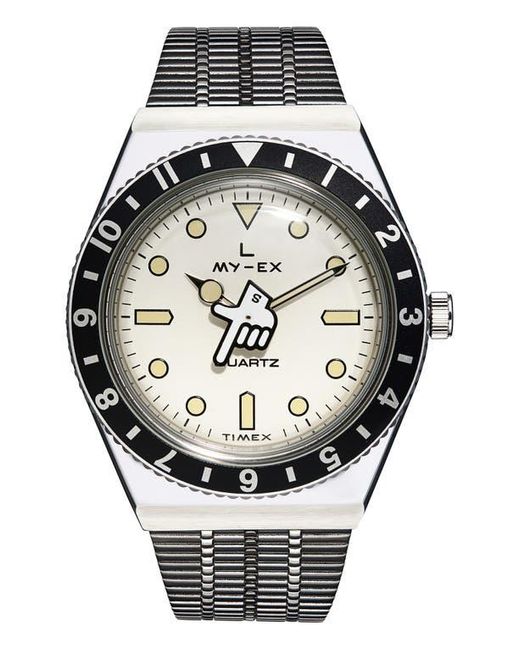 Timex Metallic Q Timex Loser Bracelet Watch, 38Mm for men