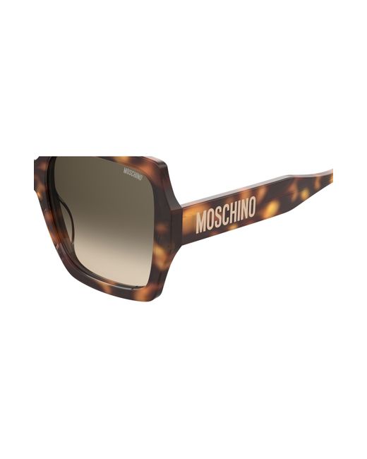 Moschino Multicolor 56mm Gradient Square Sunglasses