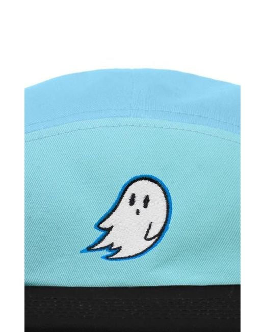 Alix Blue Ghost 5 Panel Camper Hat for men