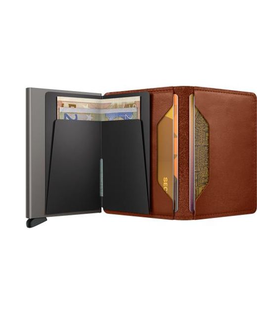 Secrid Brown Slimwallet Texano for men