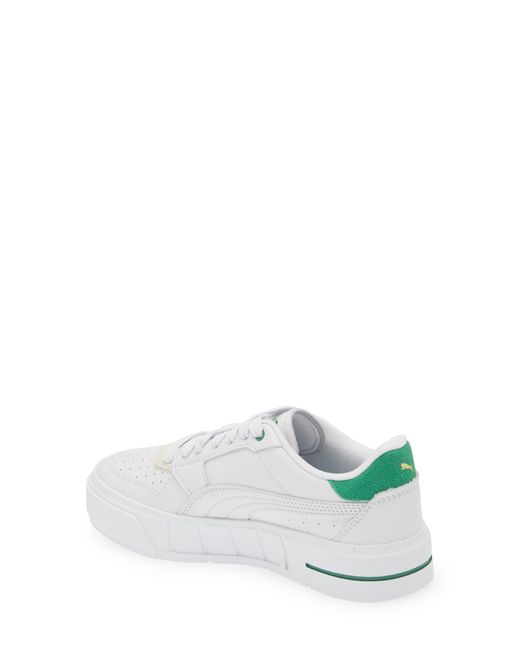 PUMA White Cali Court Match Platform Sneaker
