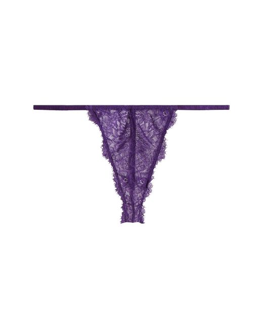 Kilo Brava Purple Lace G-string