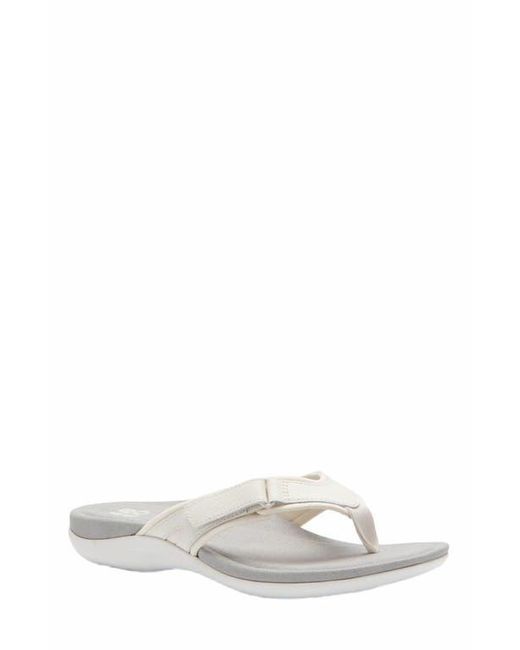 ABEO Women's White Oasis Sport Flip Flop