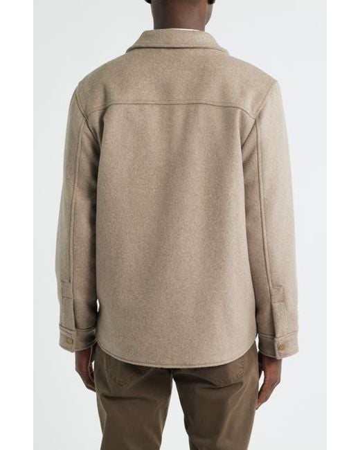 Nordstrom Natural Wool Blend Shirt Jacket for men