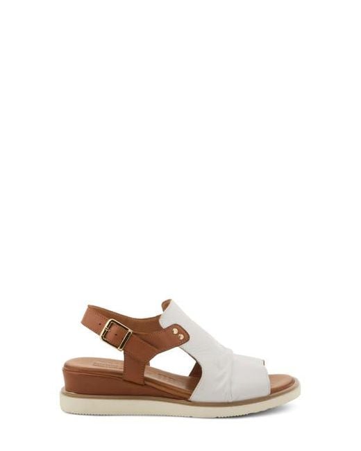 Spring Step Brown Locals Wedge Sandal