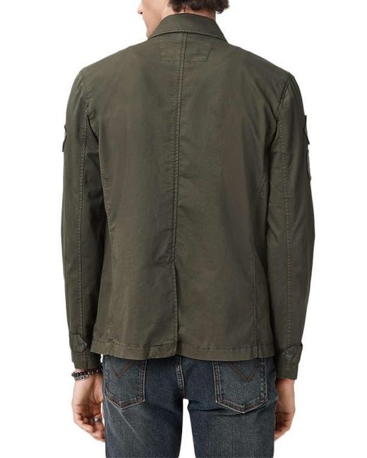 John Varvatos Green Kade Patch Field Jacket for men
