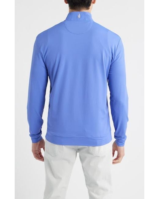 Johnnie-o Blue Motion Performance Quarter Zip Pullover for men
