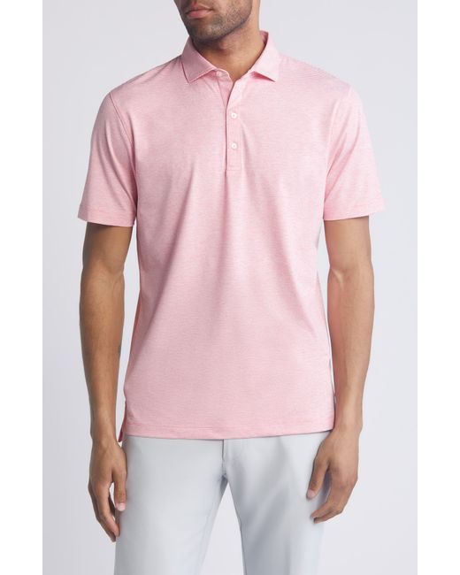Johnnie-o Pink Lyndon Classic Fit Polo for men