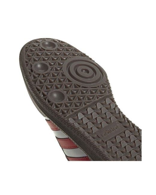 Adidas White And Better Scarlet Samba Og Trainers for men