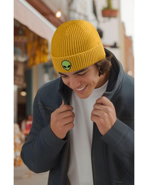 Alix Yellow Alien Watch Cap for men