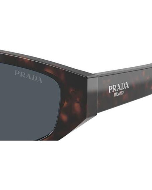 Prada Multicolor 58Mm Irregular Sunglasses for men