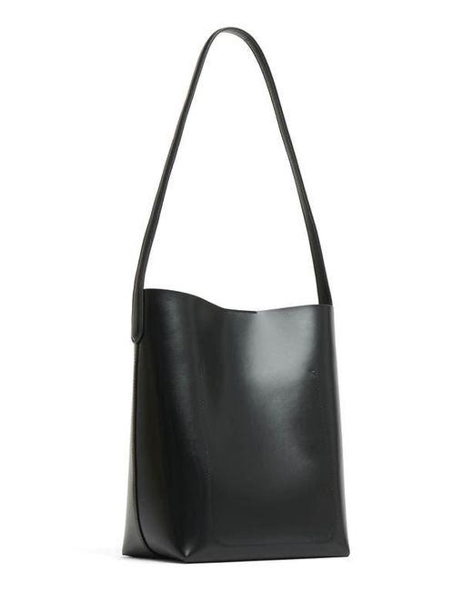 Mansur Gavriel Black Small Everyday Cabas Leather Hobo Bag
