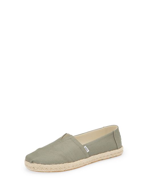 TOMS Alpargata Rope Slip-on In Gray | Lyst