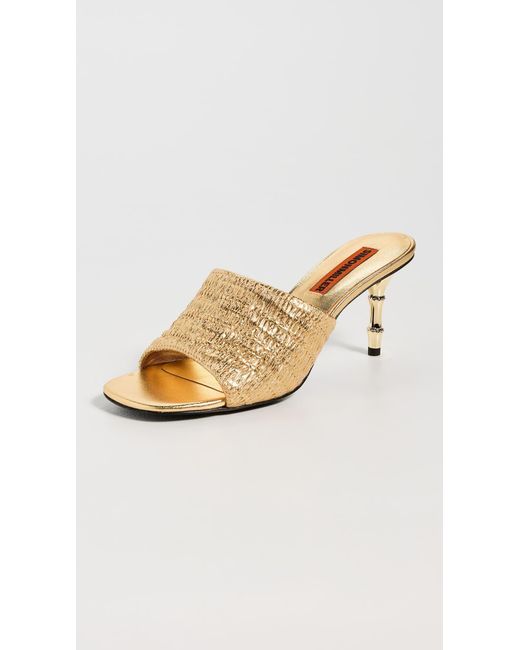 Simon Miller Metallic Raffia Playa Heel