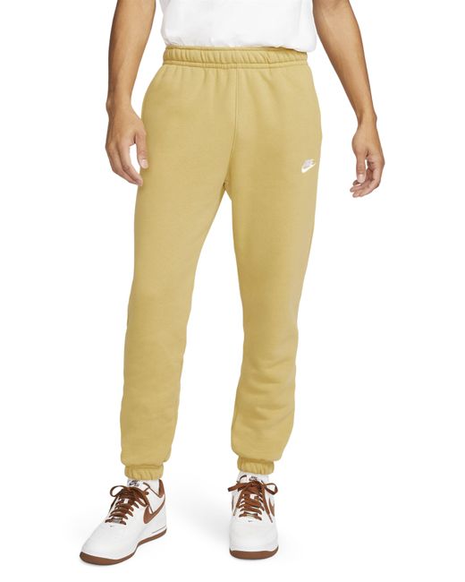 Nike Sportswear Club Fleece Sweatpants in Yellow for Men | Lyst