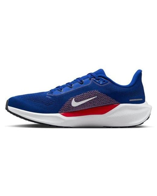Nike Blue Buffalo Bills Air Zoom Pegasus 41 Sneakers