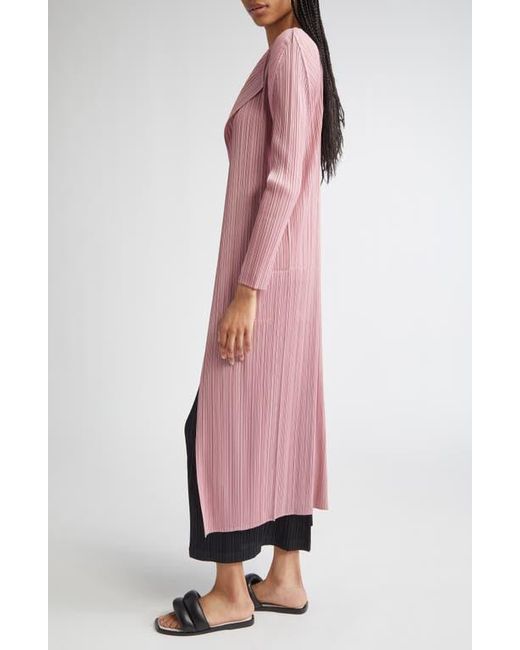 Pleats Please Issey Miyake Pink Monthly Colors September Pleated Coat